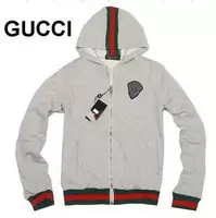 homme gucci hiver giacca hoodie standard grand gris